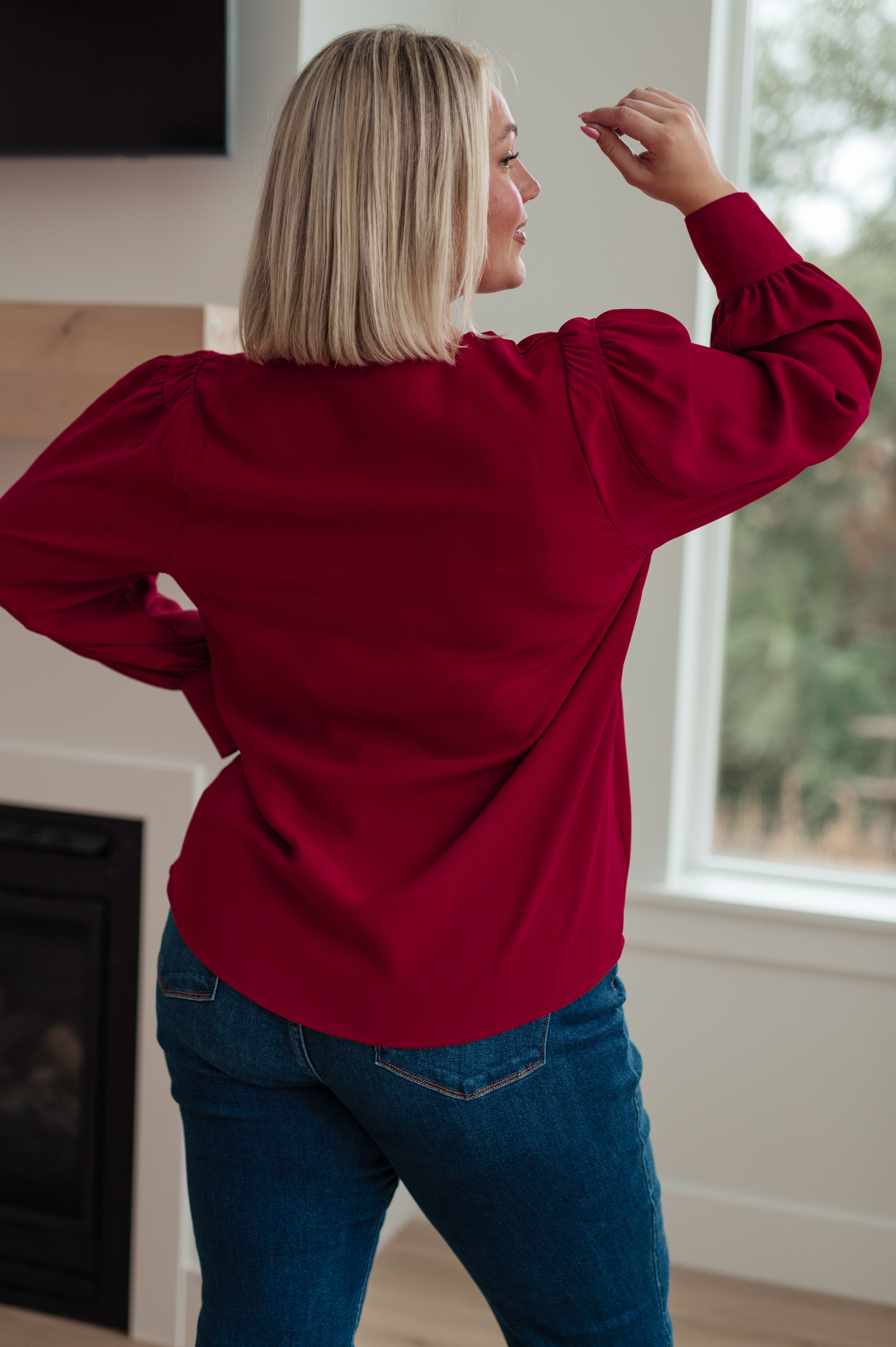 BackinBusinessV-NeckBlouse11