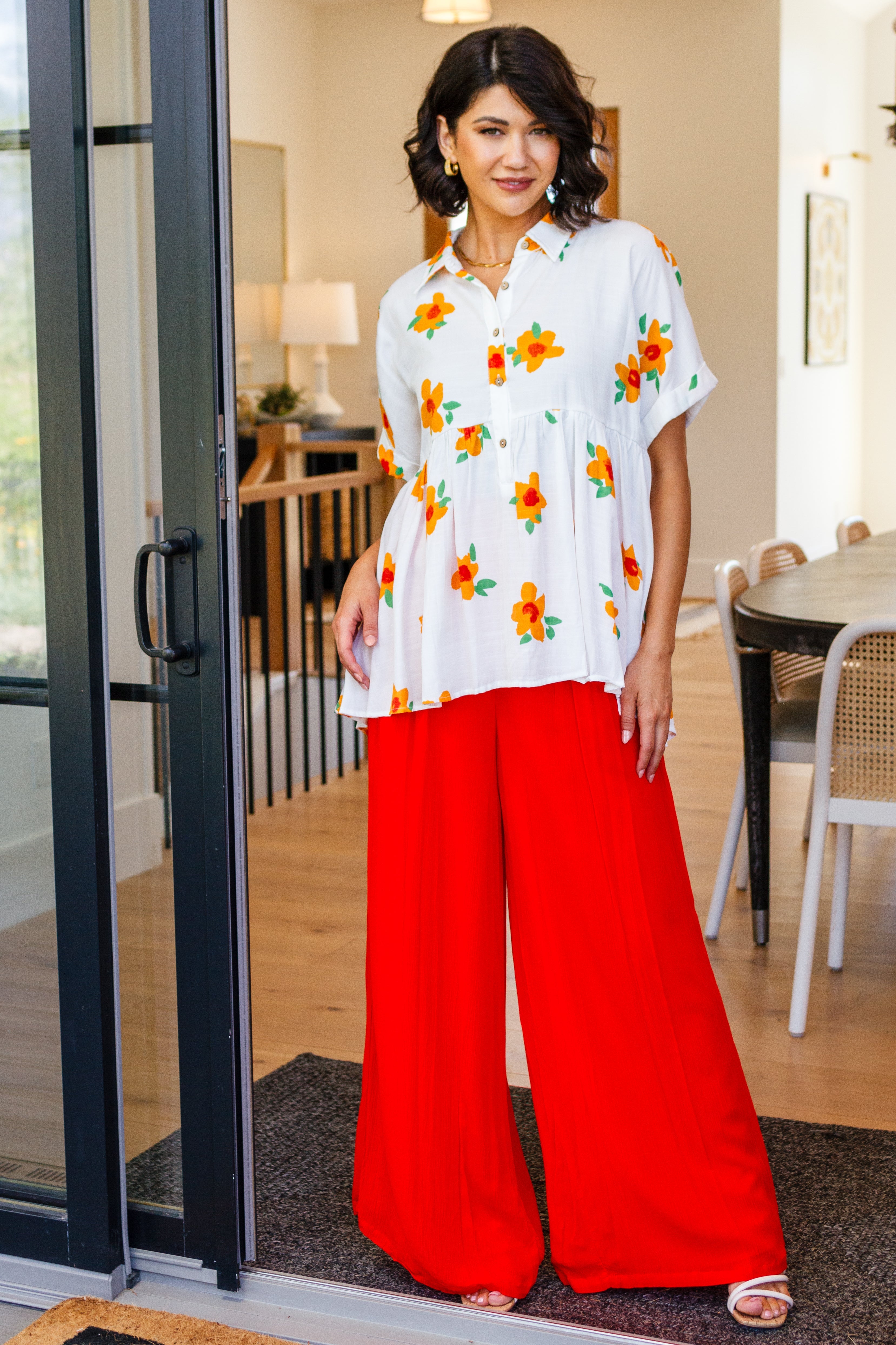 BlissedOutButtonUpBabydollTunic6