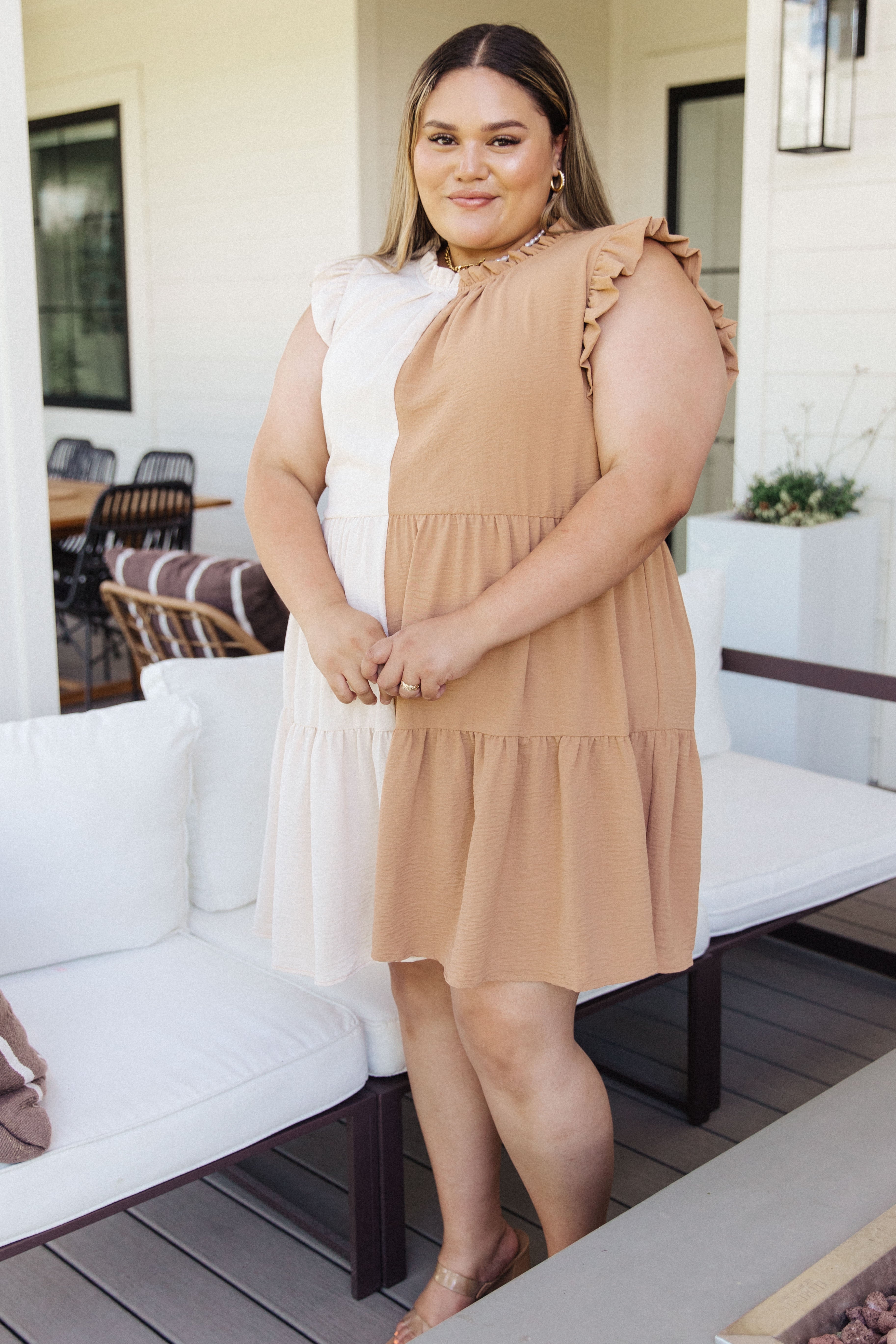BreakEvenRuffledTieredDress2