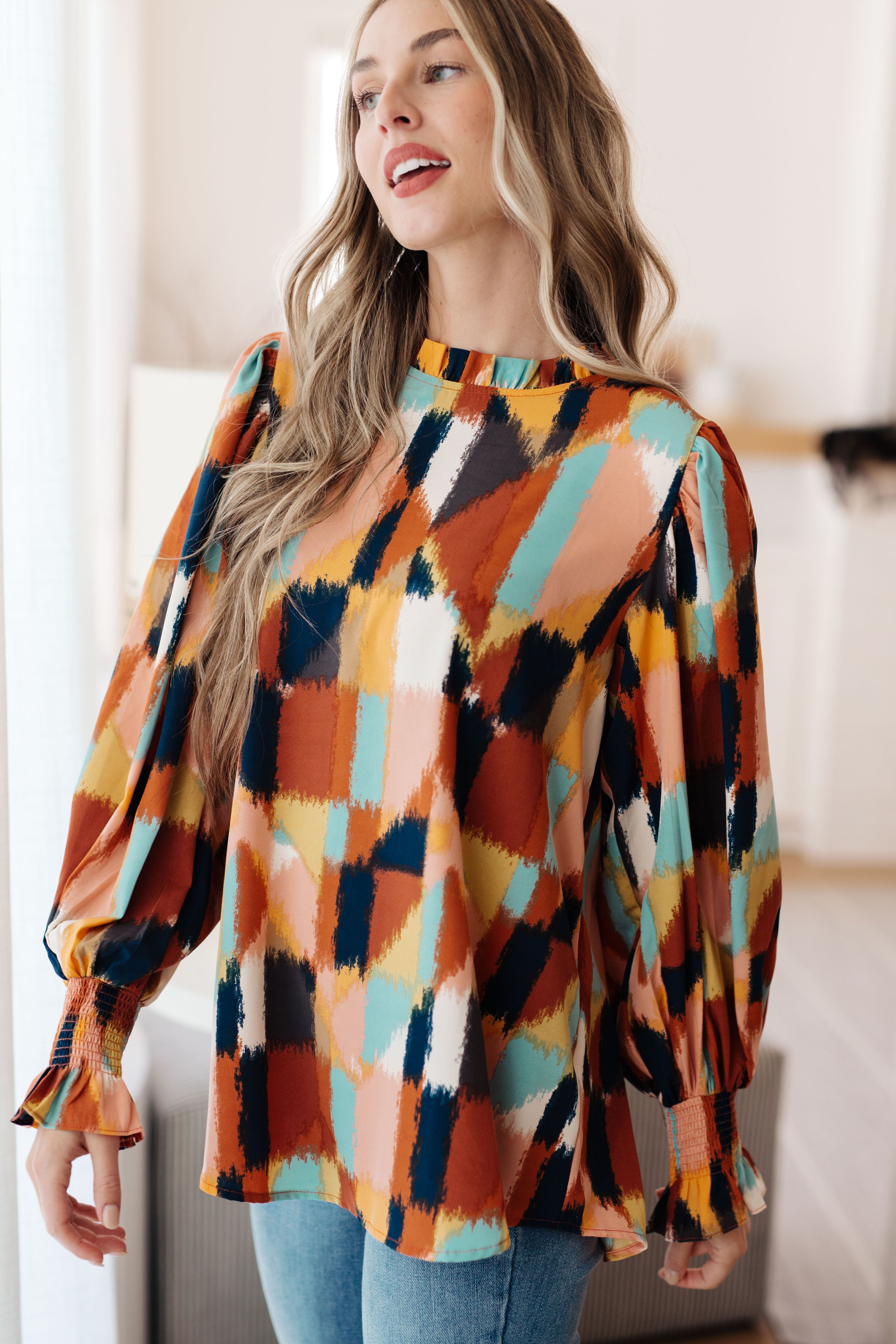 CallItWhatItIsModPrintBlouse23