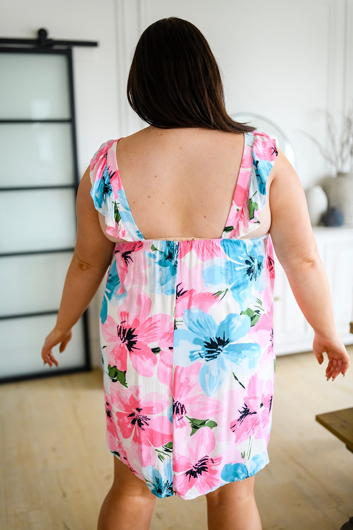 CandidConversationsFloralDress5