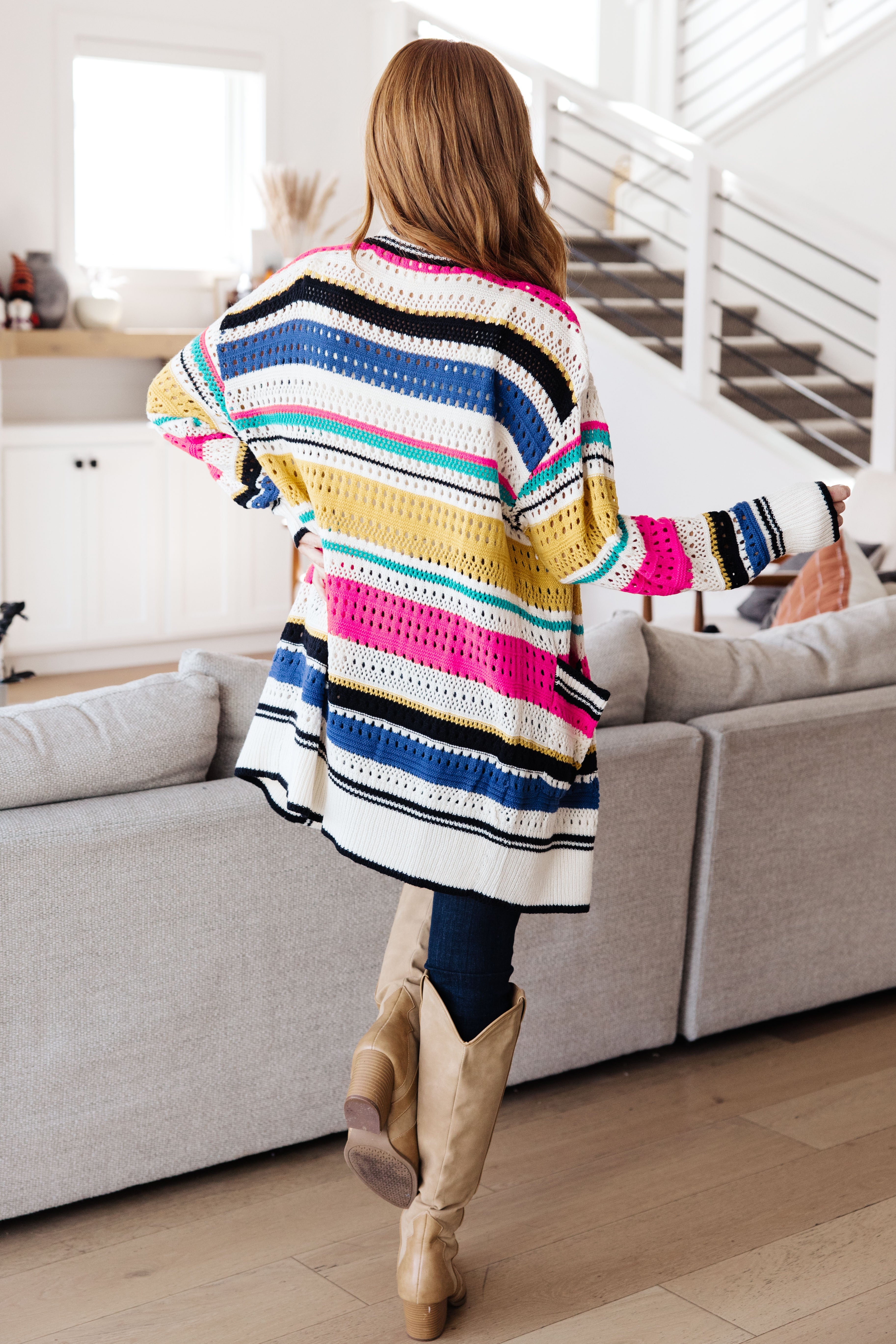FeltCuteStripedCardigan12