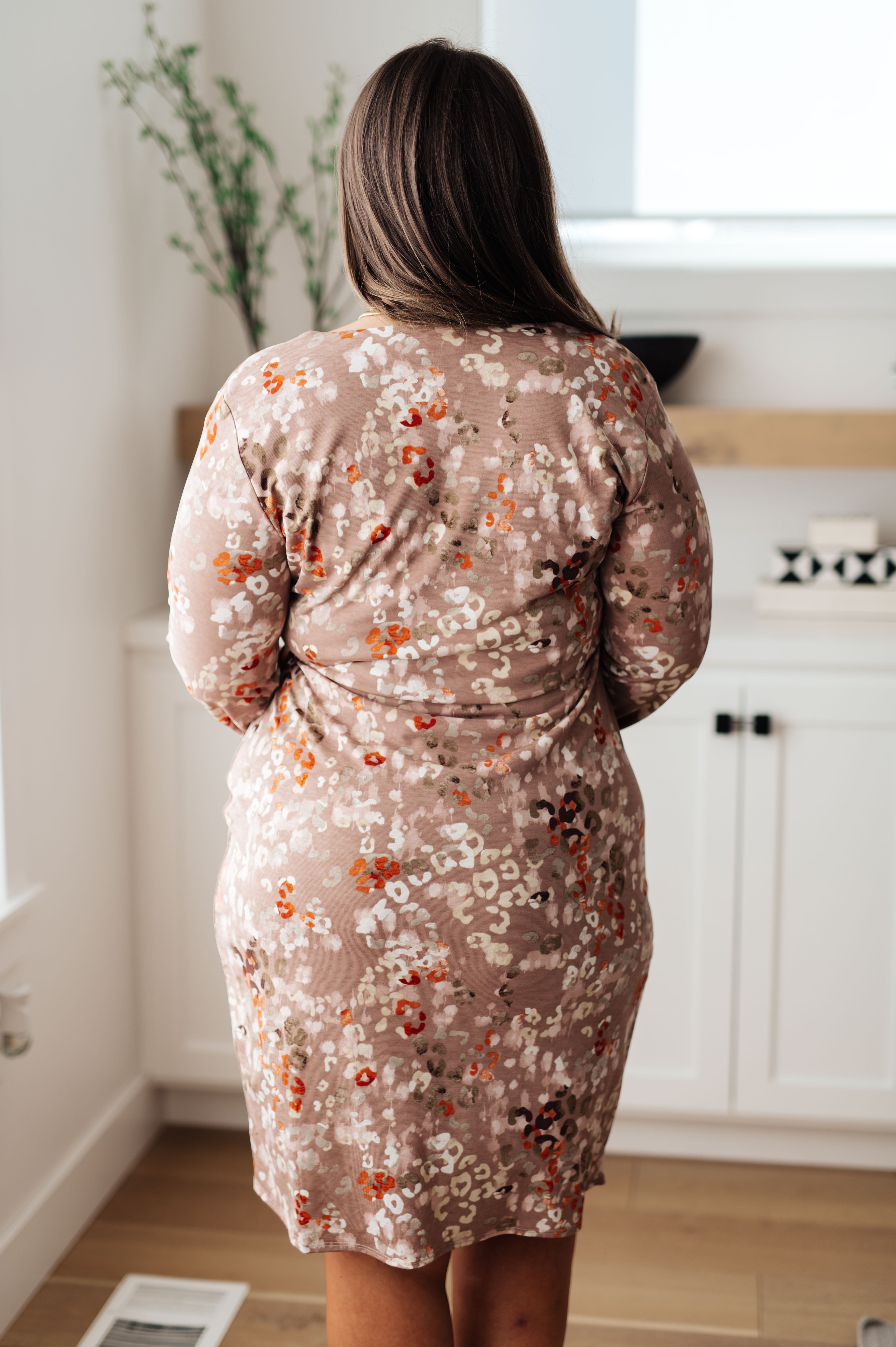 HoneyDoIEverFauxWrapDressinTaupe39