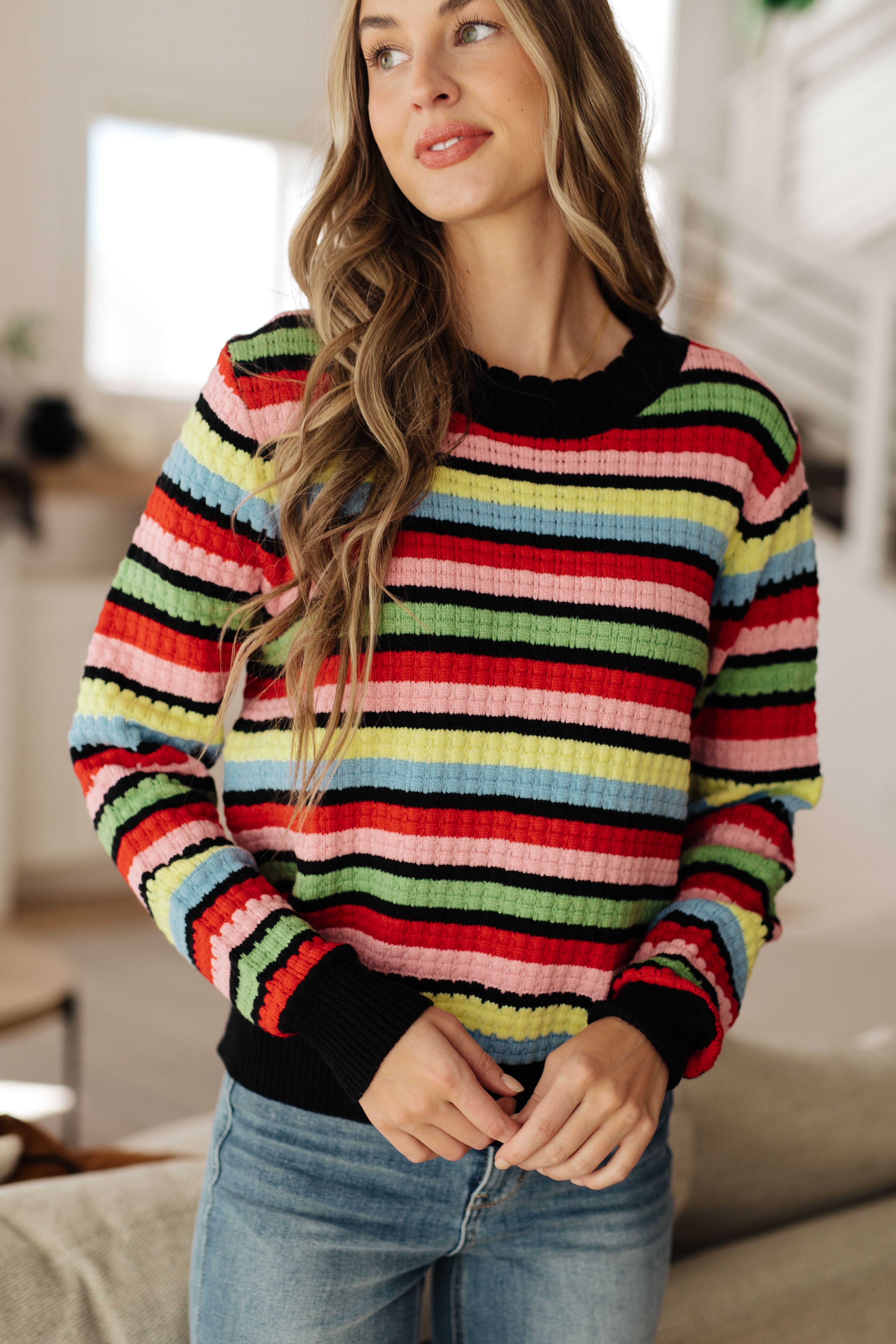 KeepDreamingStripedSweater22