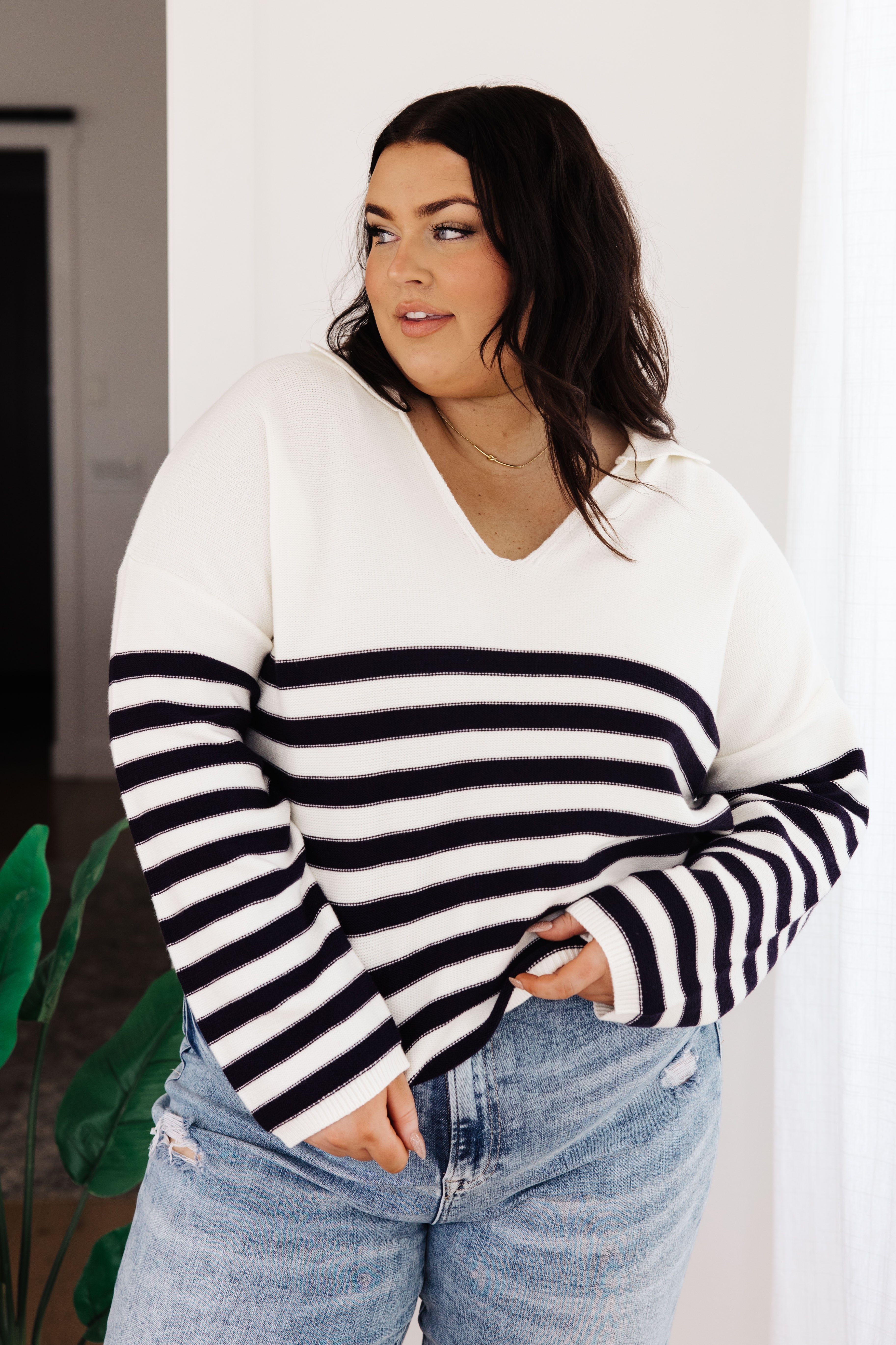 MemorableMomentsStripedSweaterinWhite28