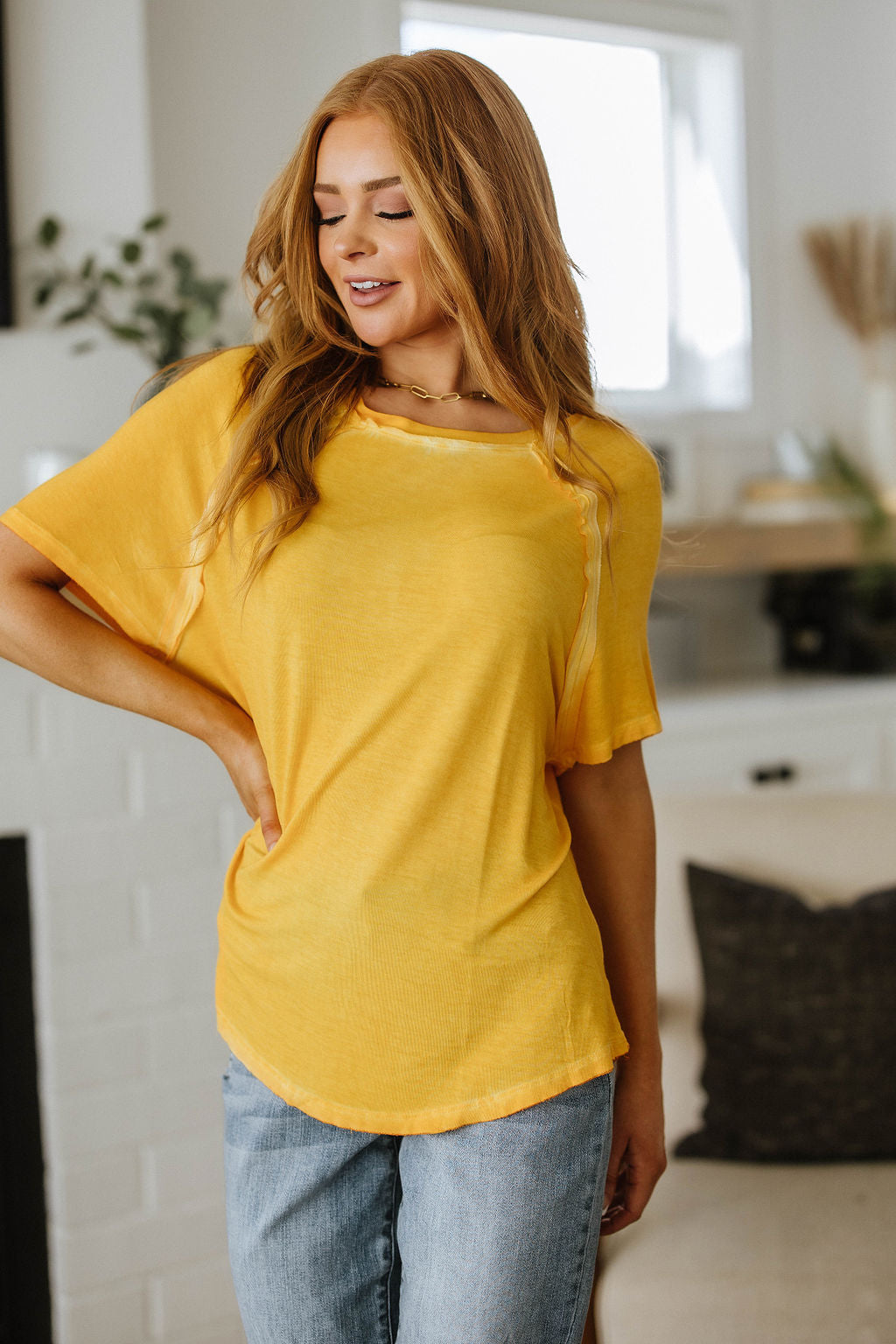 NewEditionMineralWashTShirtYellow3