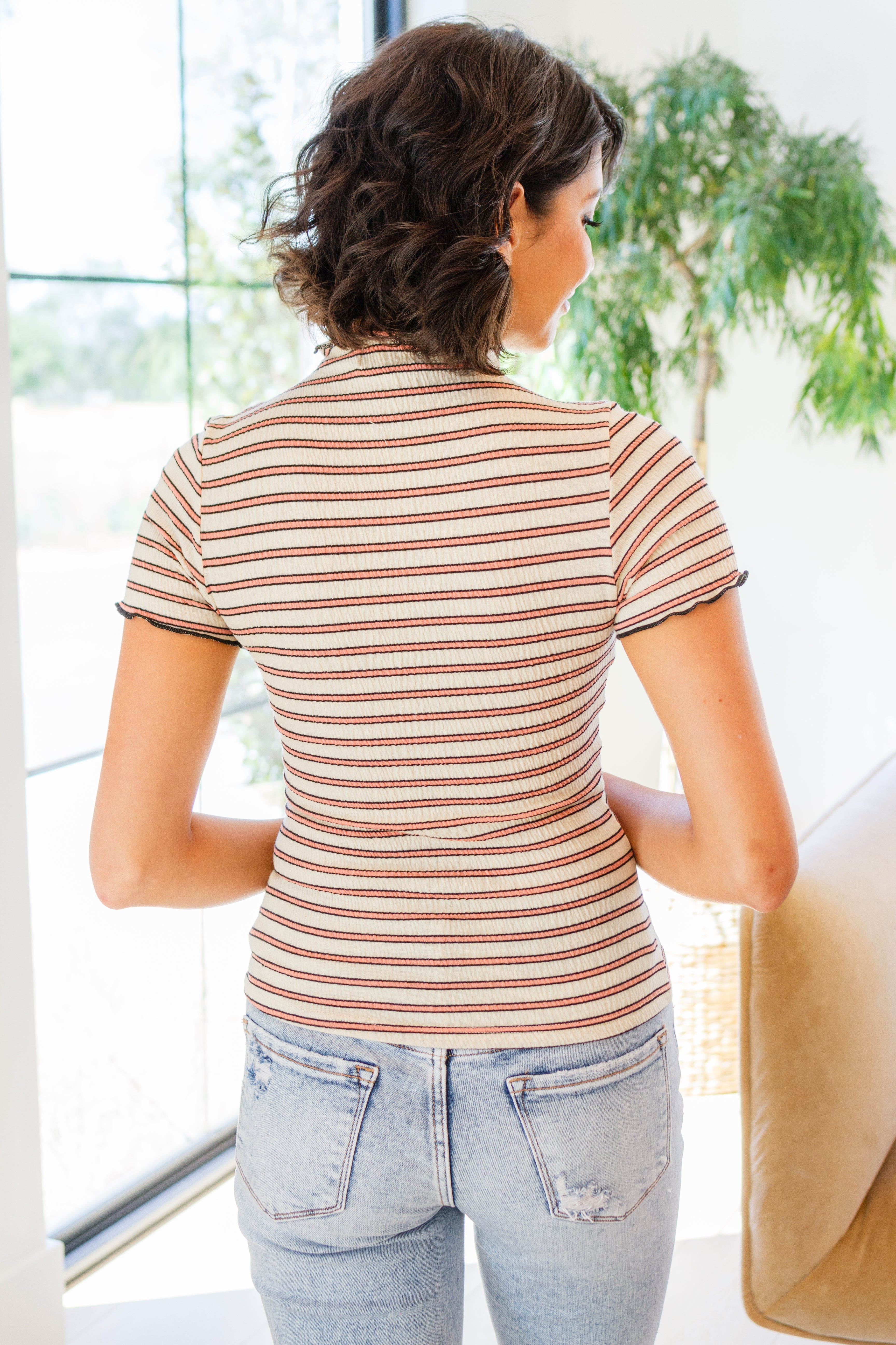 NostalgicNoteStripedMockNeckTop9