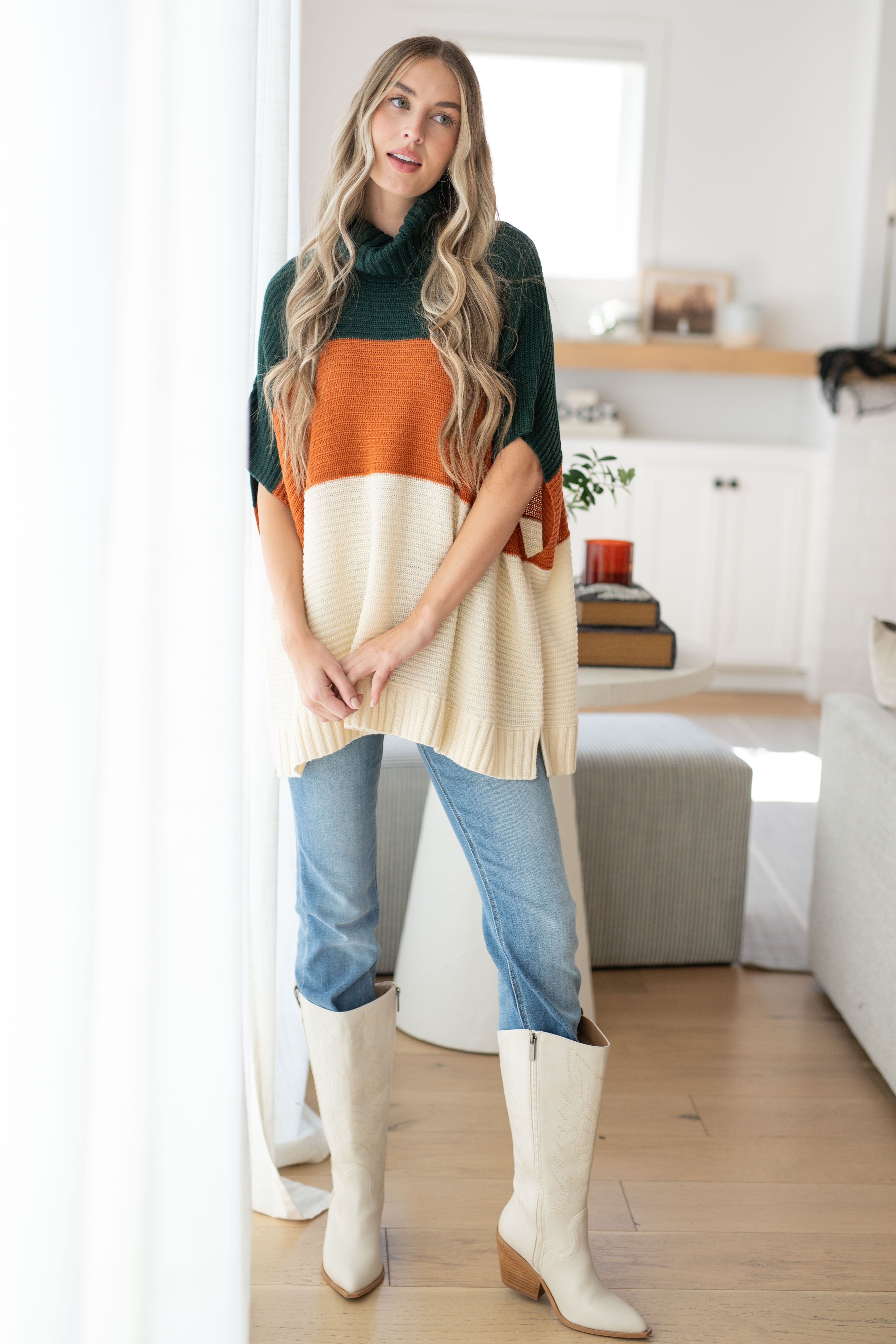 PerfectlyPromptedSleevelessTurtleneckSweater-1