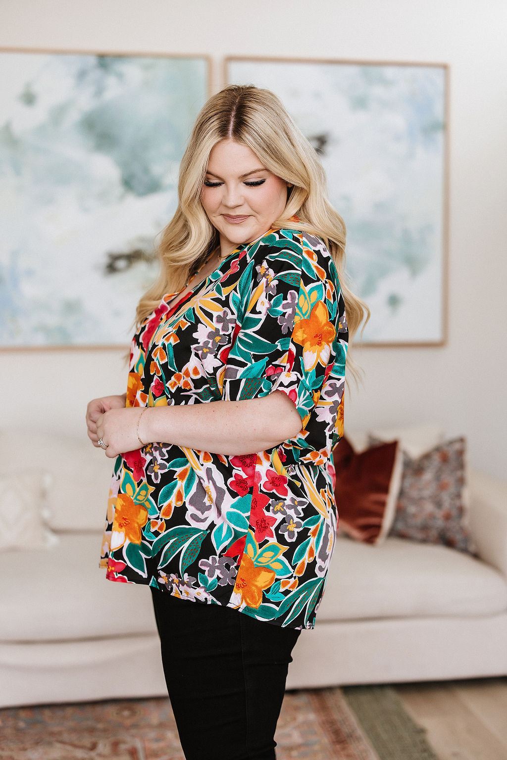 PrettyinParadiseFloralBlouse3