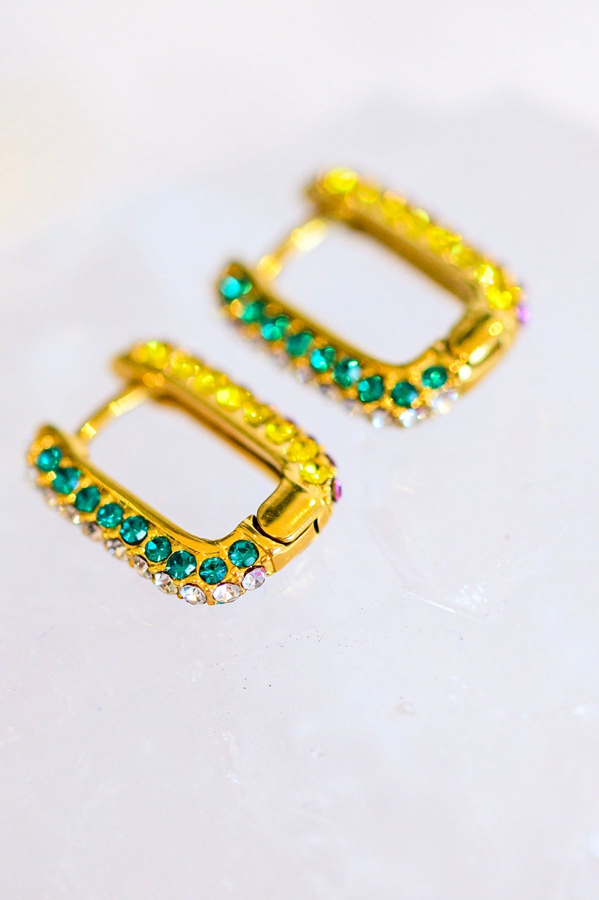 SetinStoneRainbowHuggieEarrings3