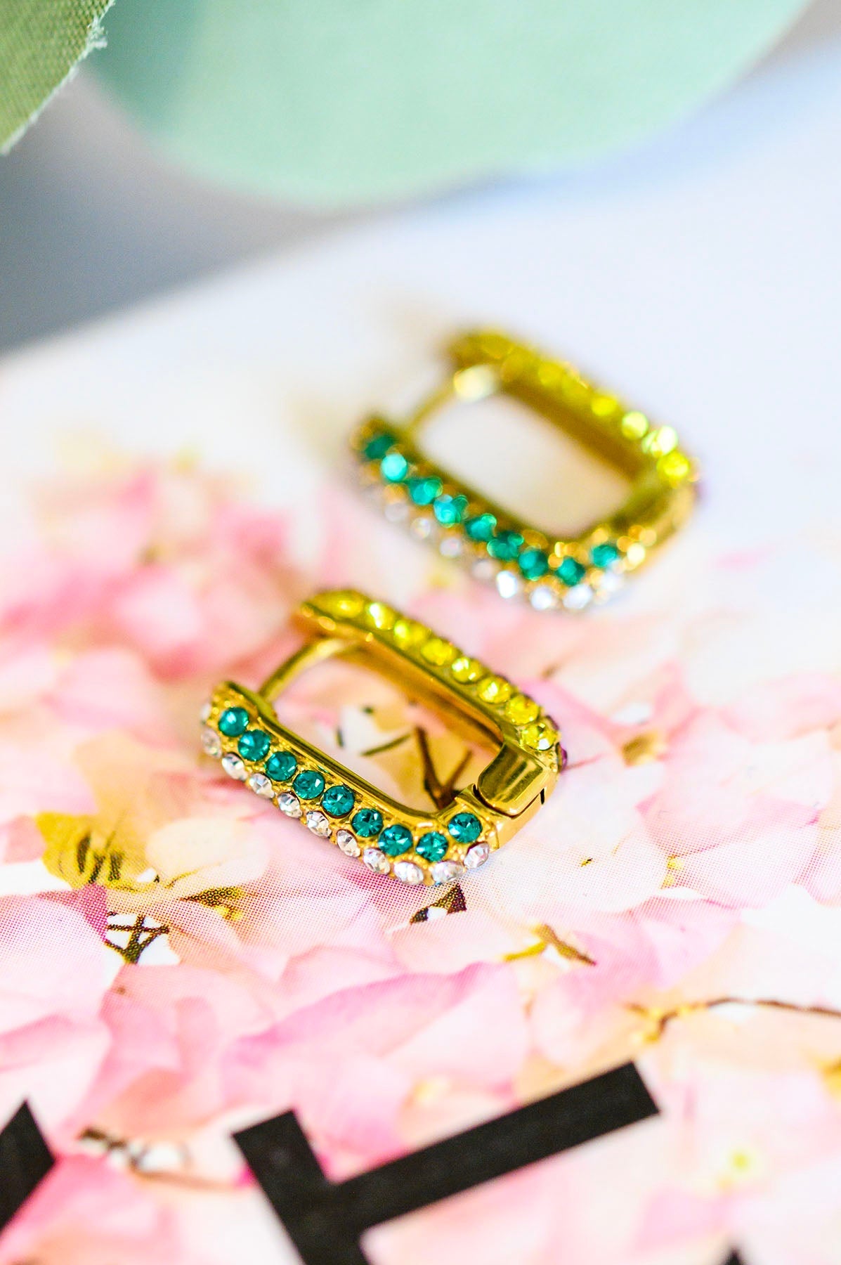 SetinStoneRainbowHuggieEarrings4