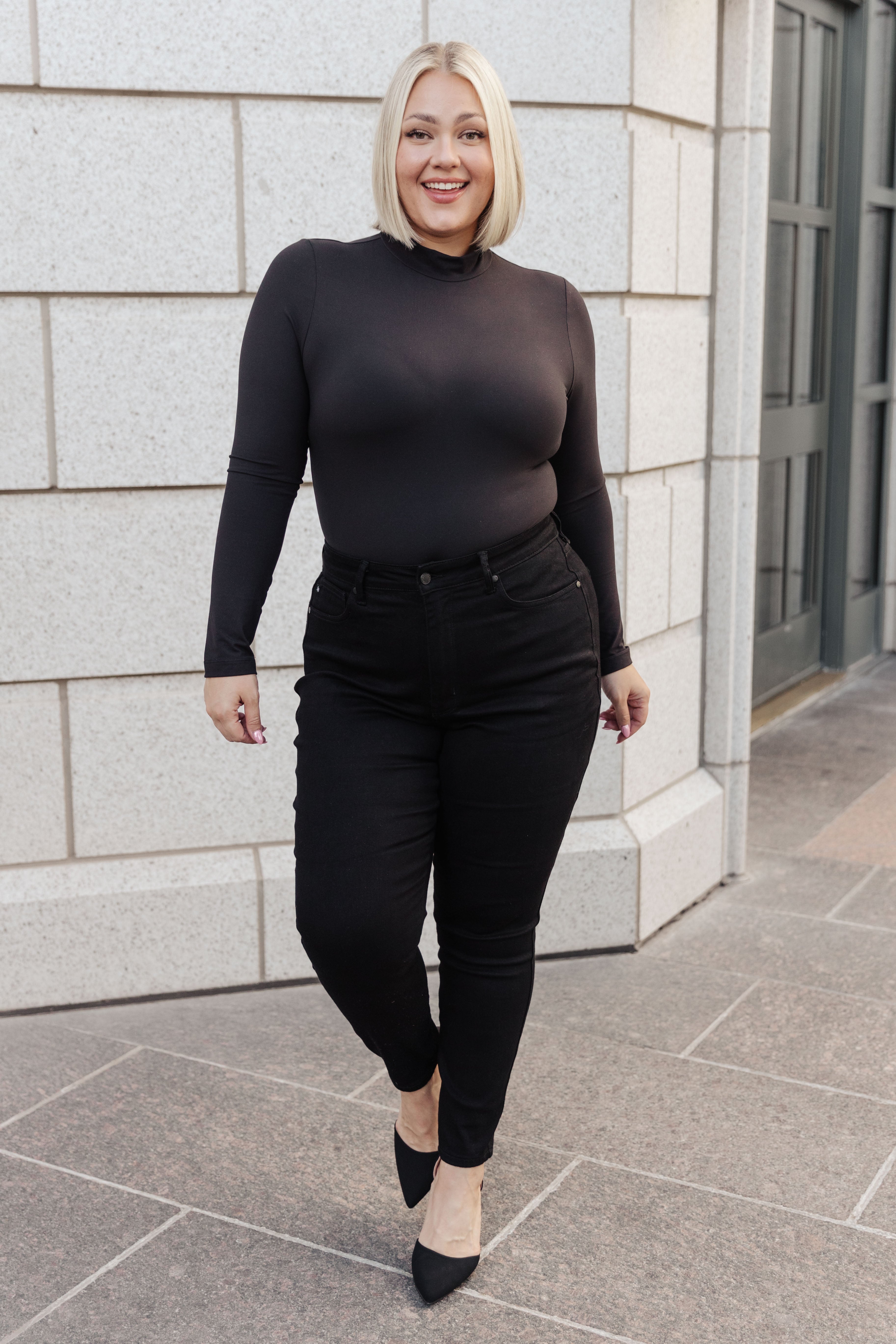 SimpleSituationMockNeckBodysuit5