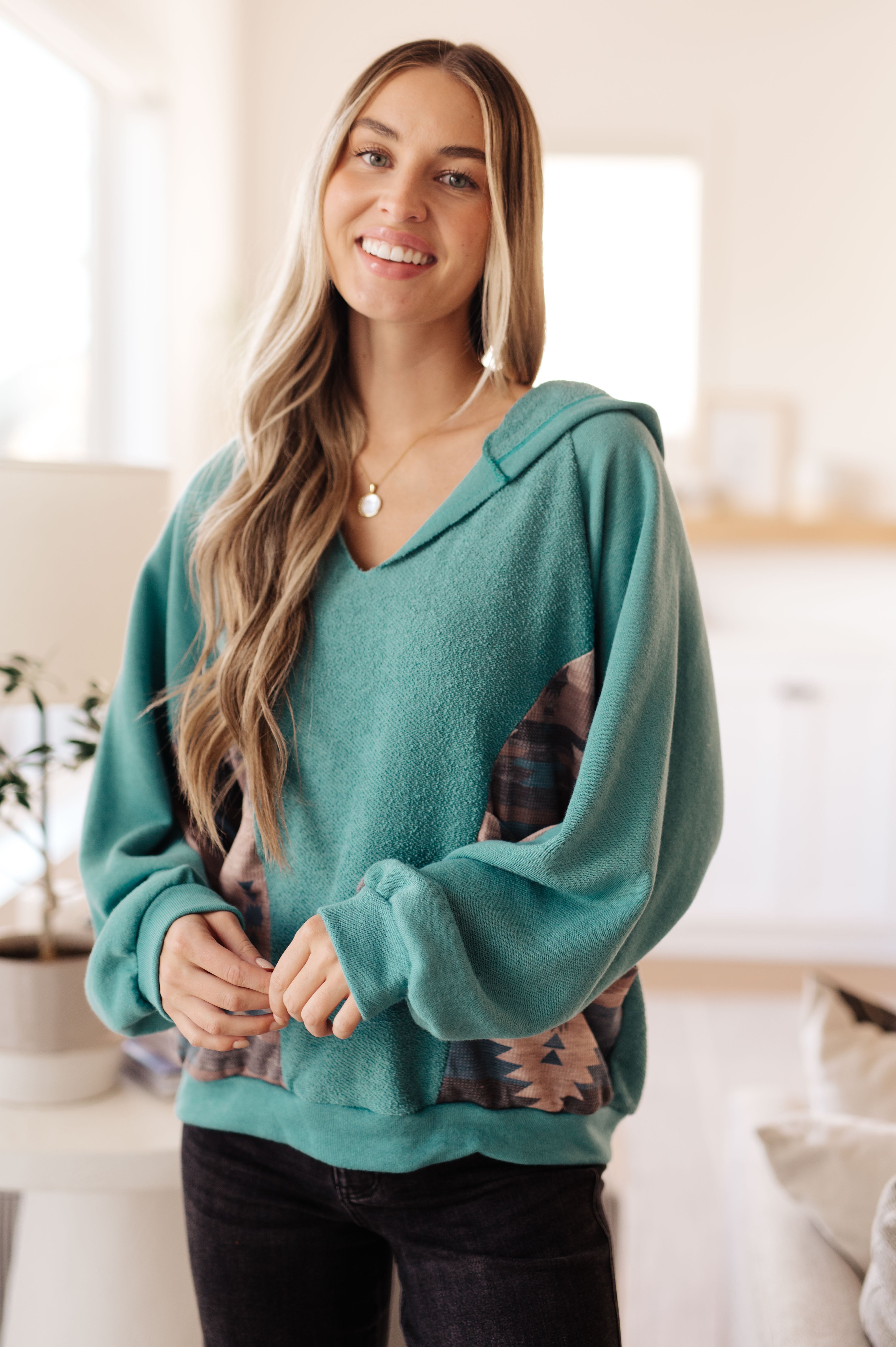 SouthwestSunrisePatchworkHoodie19