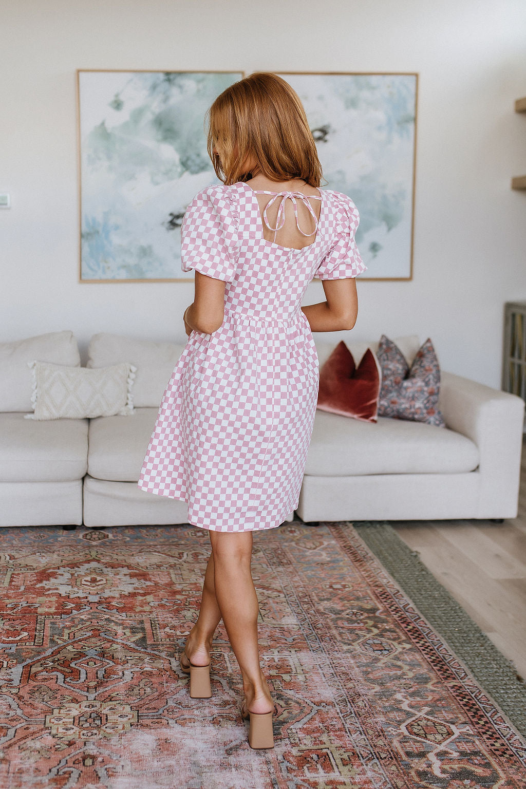 TheMomentCheckeredBabydollDress21