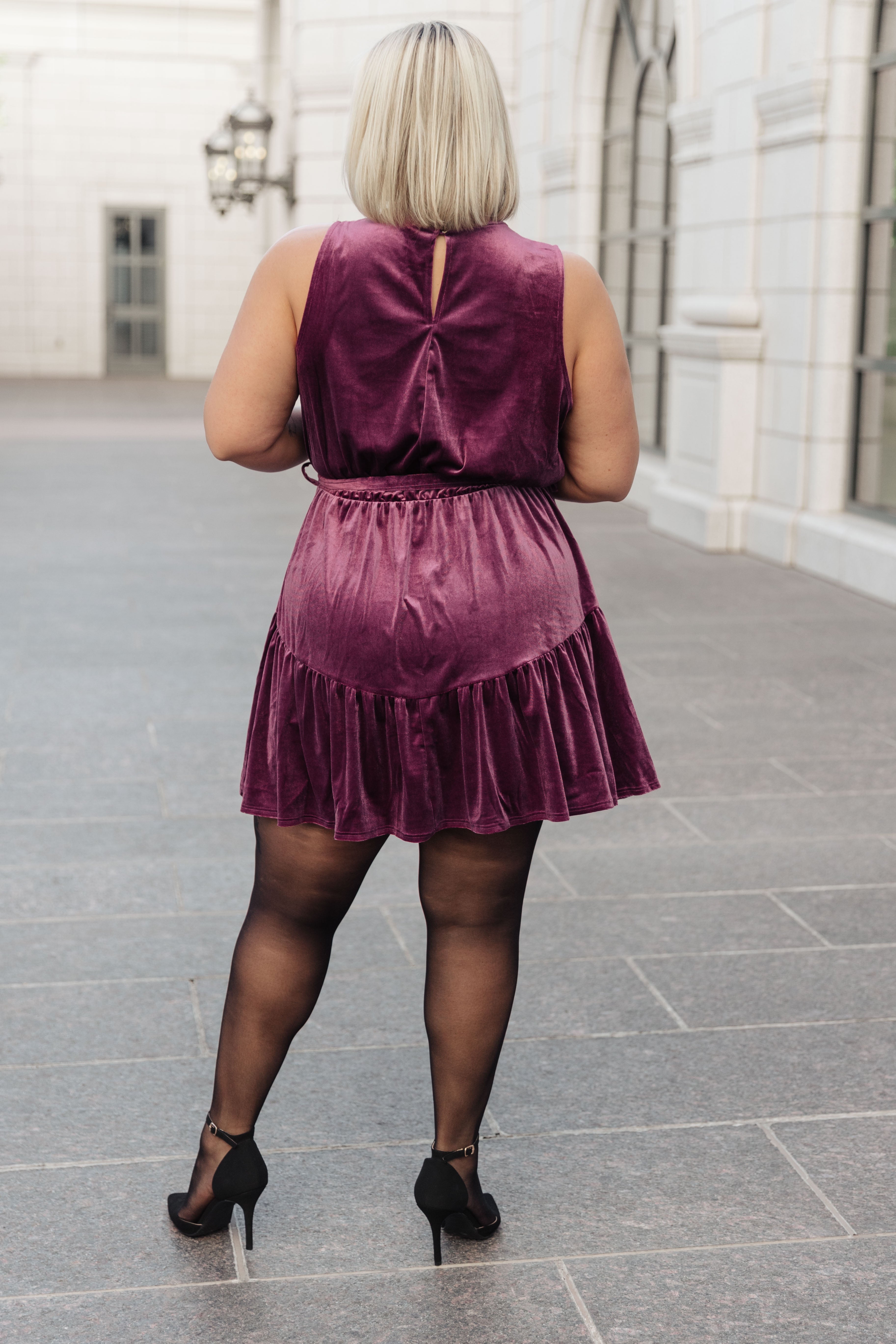 TiedInABowVelvetDress17